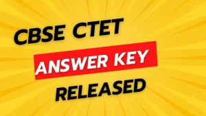 CBSE CTET Answer Key 2026