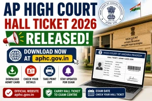 AP High Court Hall Ticket 2026