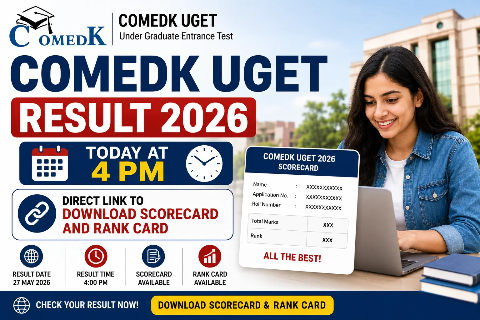 COMEDK UGET Result 2026