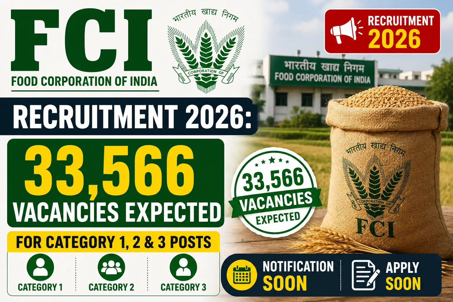 FCI Recruitment 2026