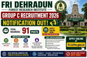 FRI Dehradun Group C Recruitment 2026