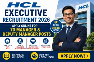 HCL Executive Recruitment 2026