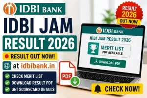 IDBI JAM Result 2026