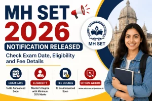 MH SET 2026 Notification