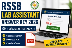 RSSB Lab Assistant Answer Key 2026