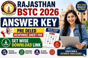 Rajasthan BSTC Answer Key 2026