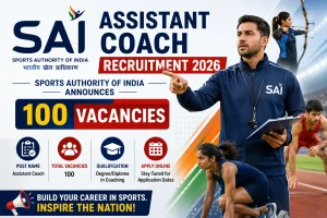 SAI Assistant Coach Recruitment 2026