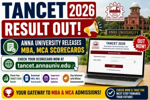 TANCET Result 2026
