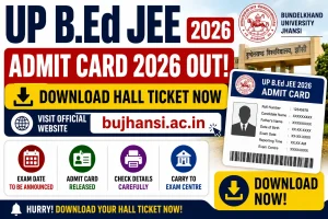 UP BEd JEE Admit Card 2026