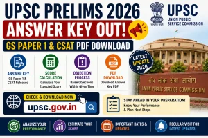 UPSC Prelims Answer Key 2026