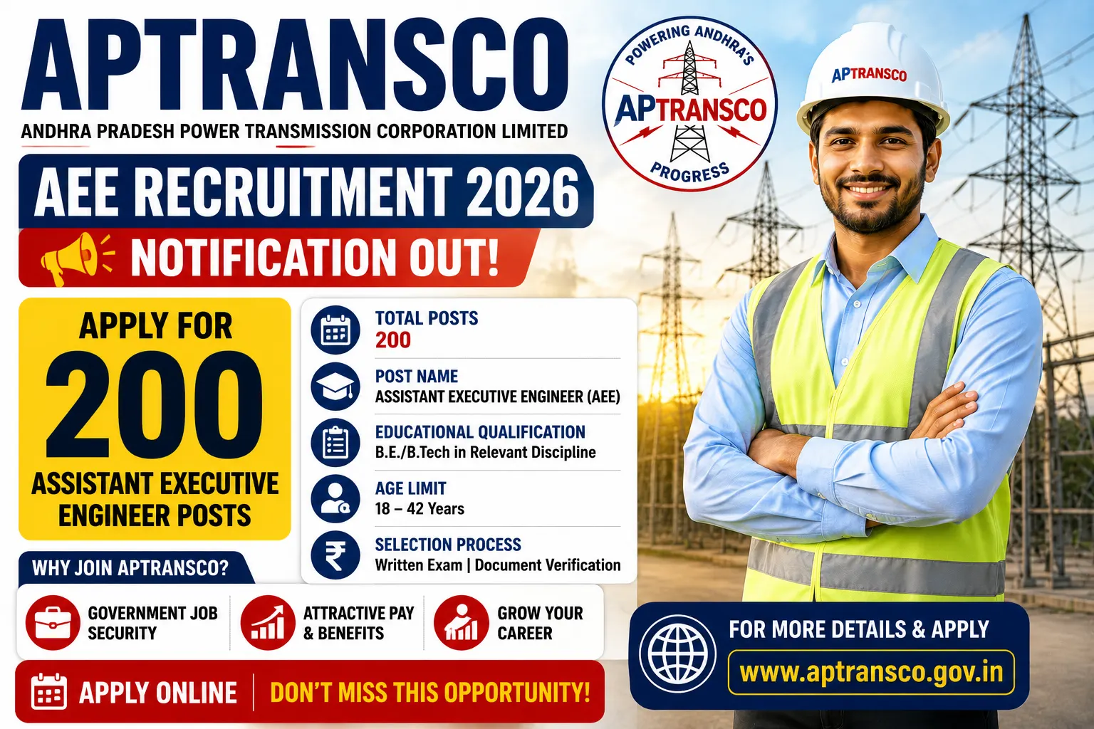 APTRANSCO AEE Recruitment 2026