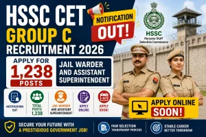 HSSC CET Group C Recruitment 2026