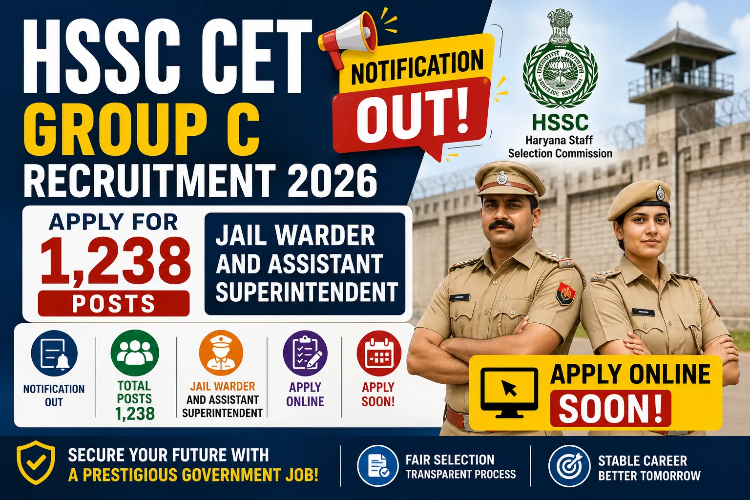 HSSC CET Group C Recruitment 2026