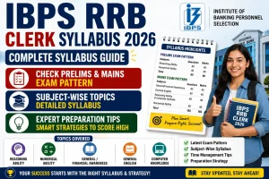 IBPS RRB Clerk Syllabus 2026
