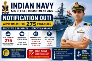 Indian Navy SSC Officer Recruitment 2026