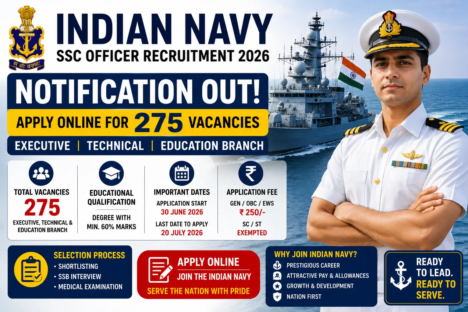 Indian Navy SSC Officer Recruitment 2026