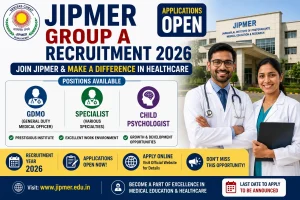 JIPMER Group A Recruitment 2026