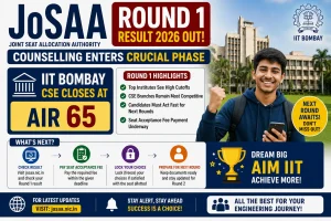 JoSAA Round 1 Result 2026