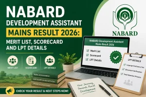 NABARD Development Assistant Mains Result 2026