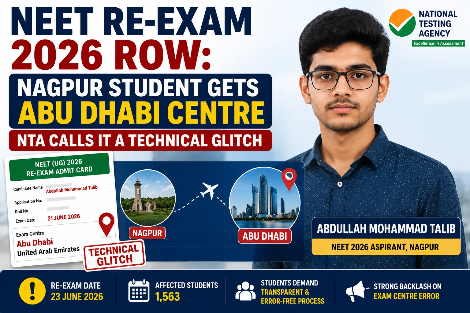NEET Re-Exam 2026 Row