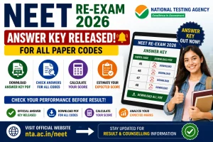 NEET Re-Exam Answer Key 2026