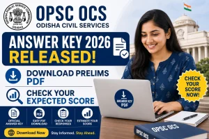 OPSC OCS Answer Key 2026