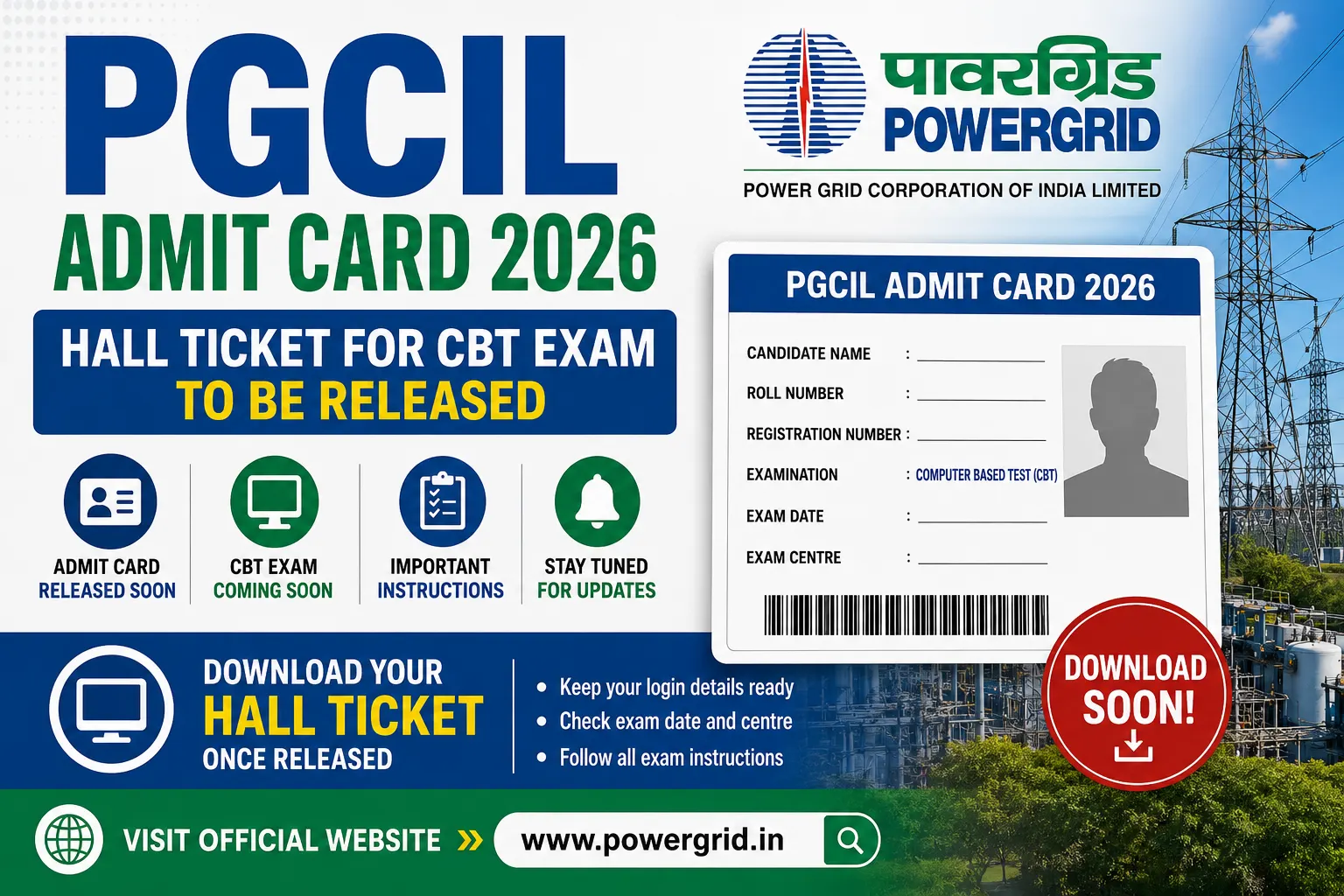 PGCIL Non-Executive CBT 2026