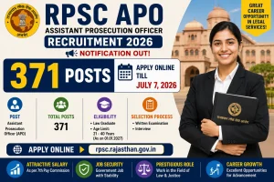 RPSC APO Recruitment 2026