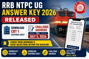 RRB NTPC UG Answer Key 2026