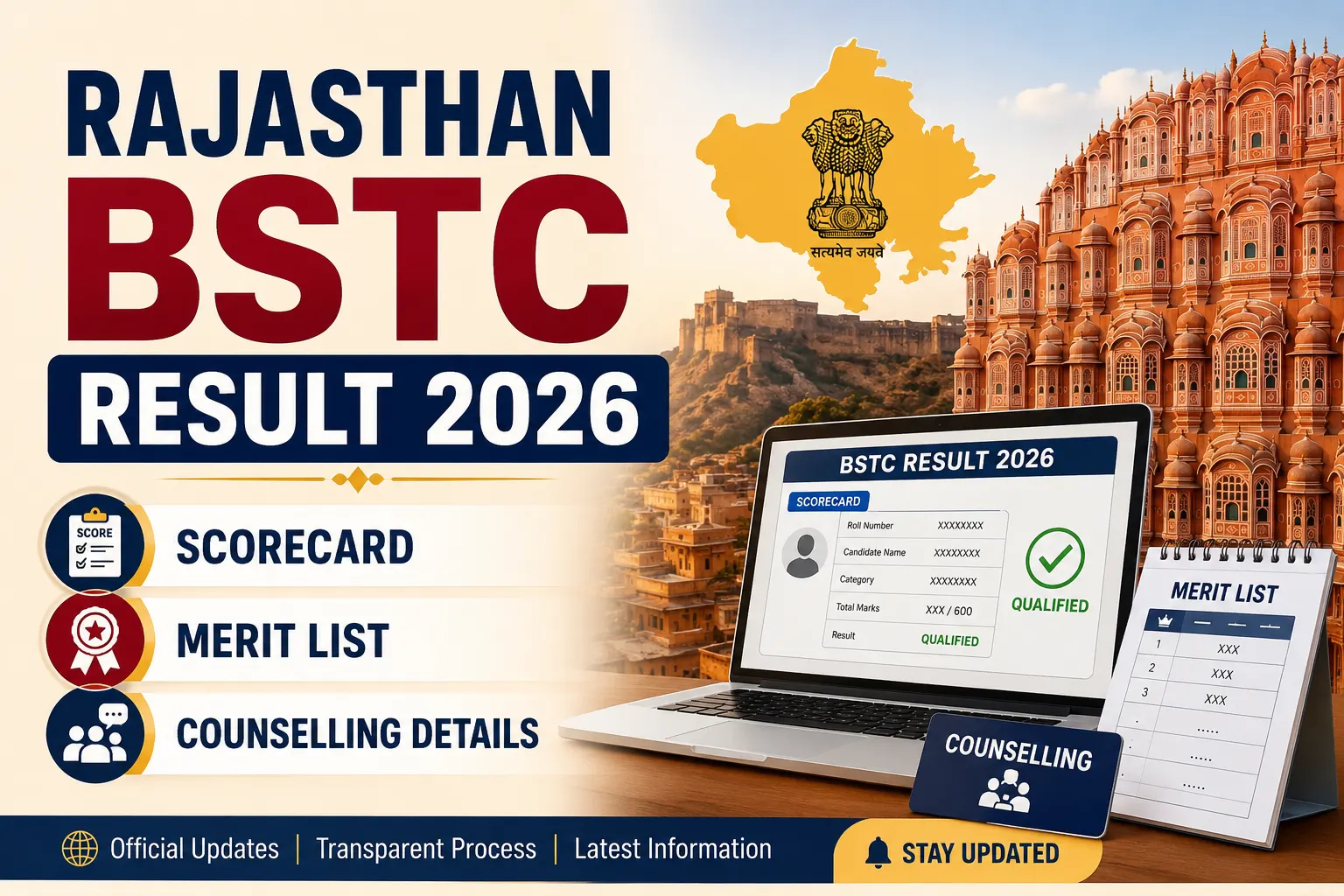 Rajasthan BSTC Result 2026