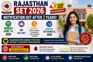 Rajasthan SET 2026