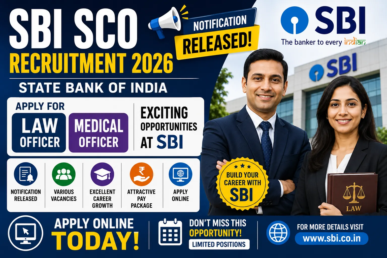 SBI SCO Recruitment 2026 Notification