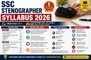 SSC Stenographer Syllabus 2026