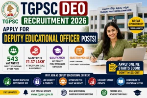 TGPSC DEO Recruitment 2026