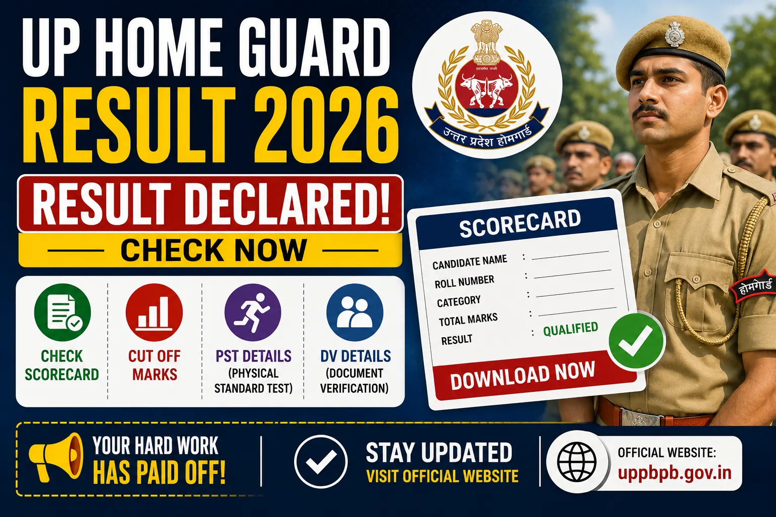 UP Home Guard Result 2026