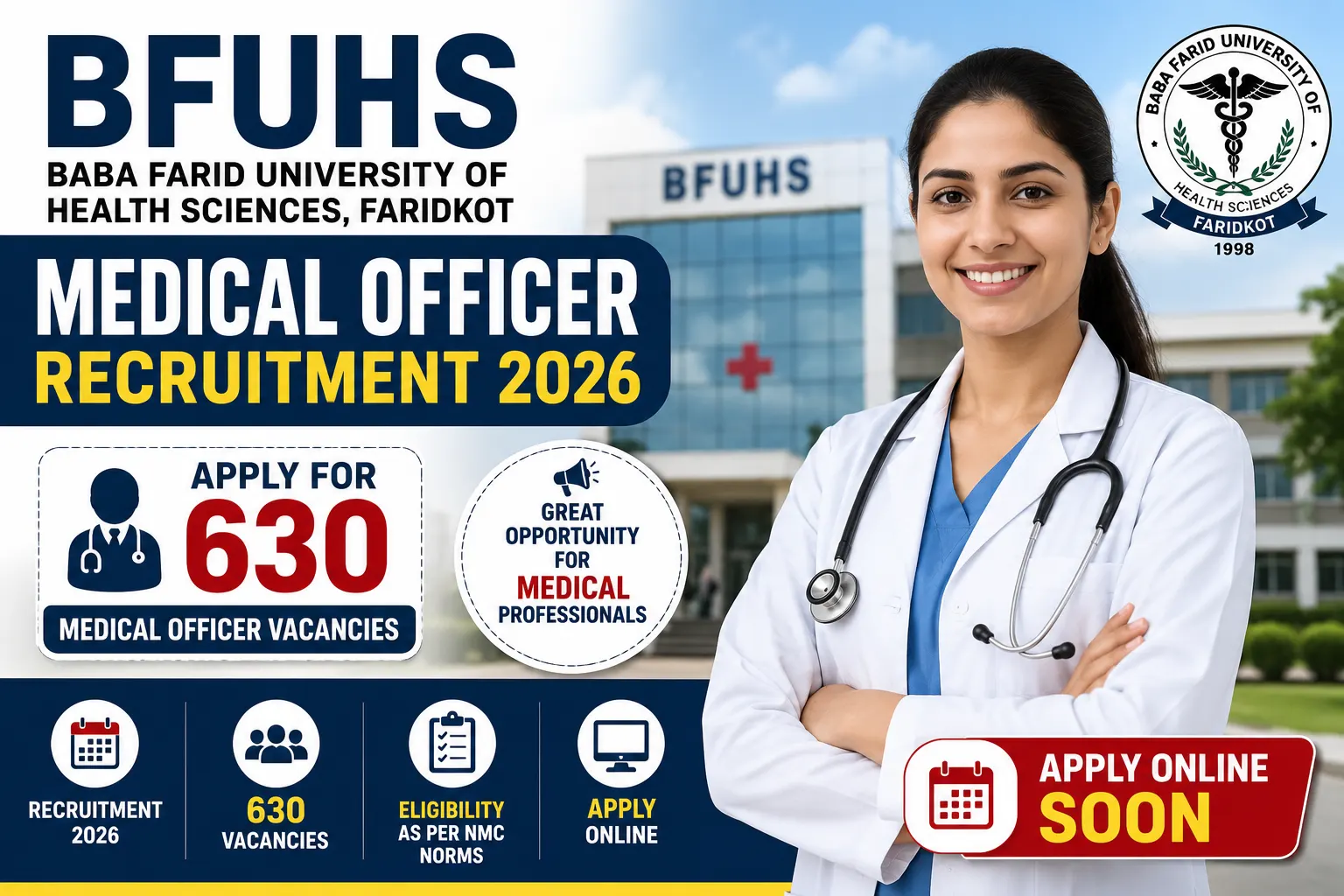 BFUHS Medical Officer Recruitment 2026