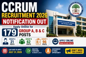 CCRUM Recruitment 2026