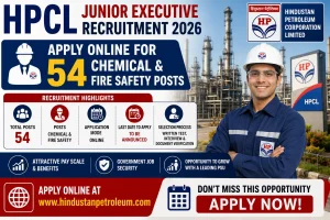 HPCL Junior Executive Recruitment 2026