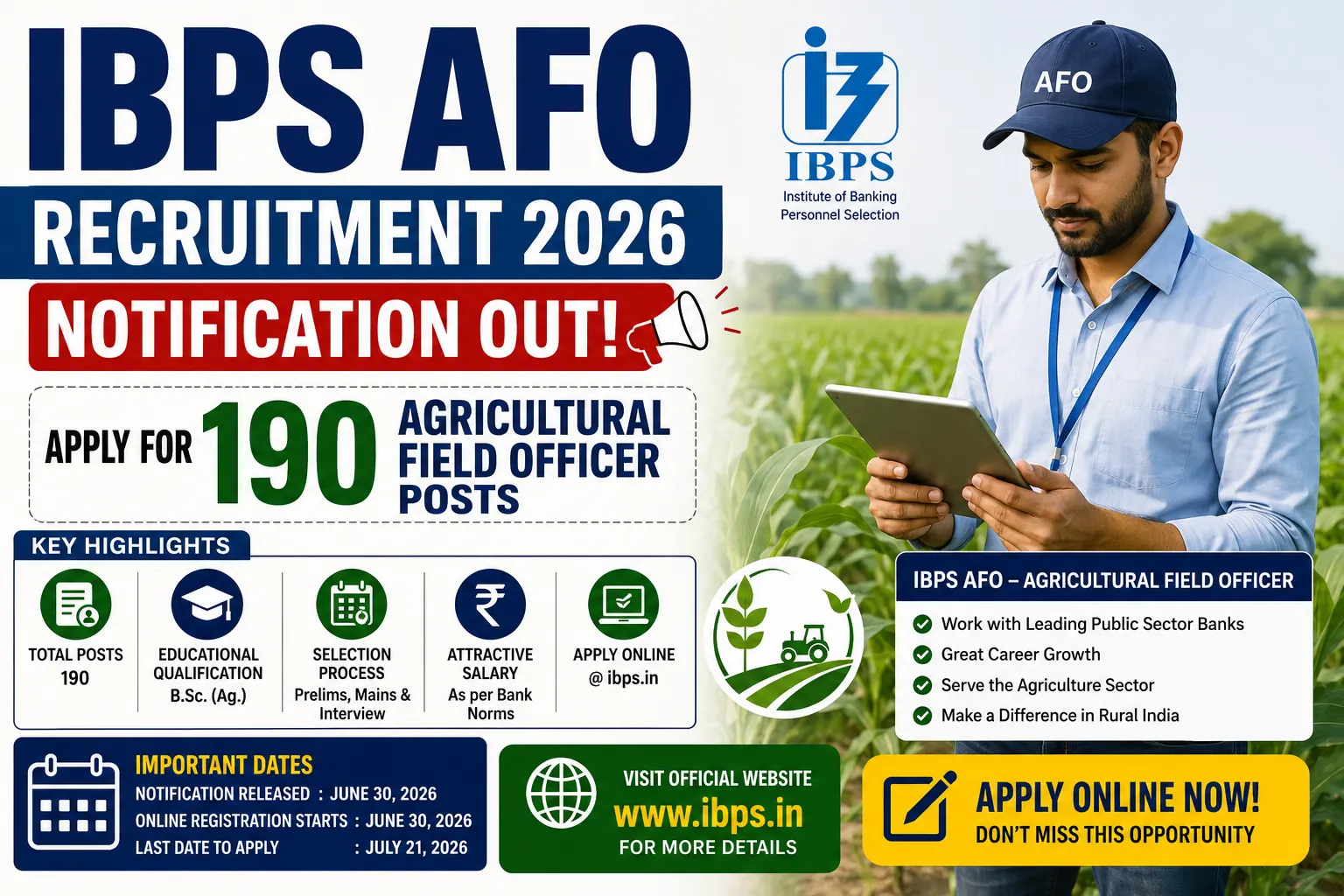 IBPS AFO Recruitment 2026