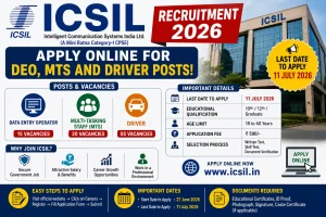 ICSIL Recruitment 2026