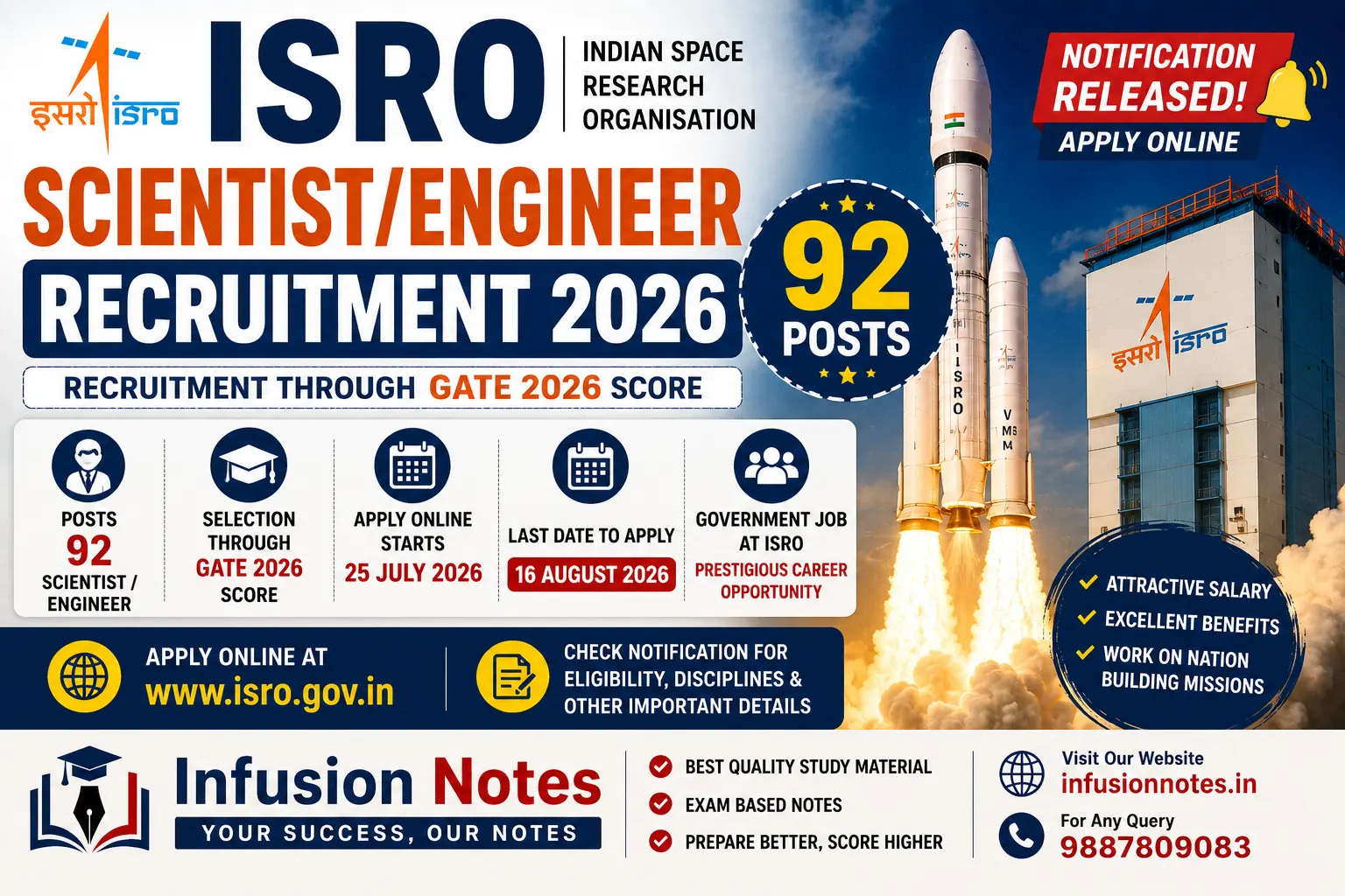 ISRO Scientist/Engineer Recruitment 2026