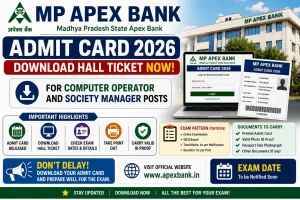 MP Apex Bank Admit Card 2026