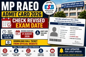 MP RAEO Admit Card 2026