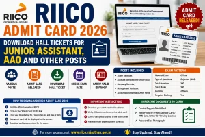 RIICO Admit Card 2026