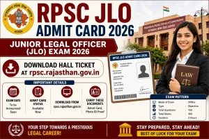RPSC JLO Admit Card 2026