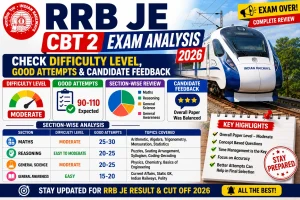 RRB JE CBT 2 Exam Analysis 2026