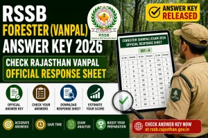 RSSB Forester Answer Key 2026