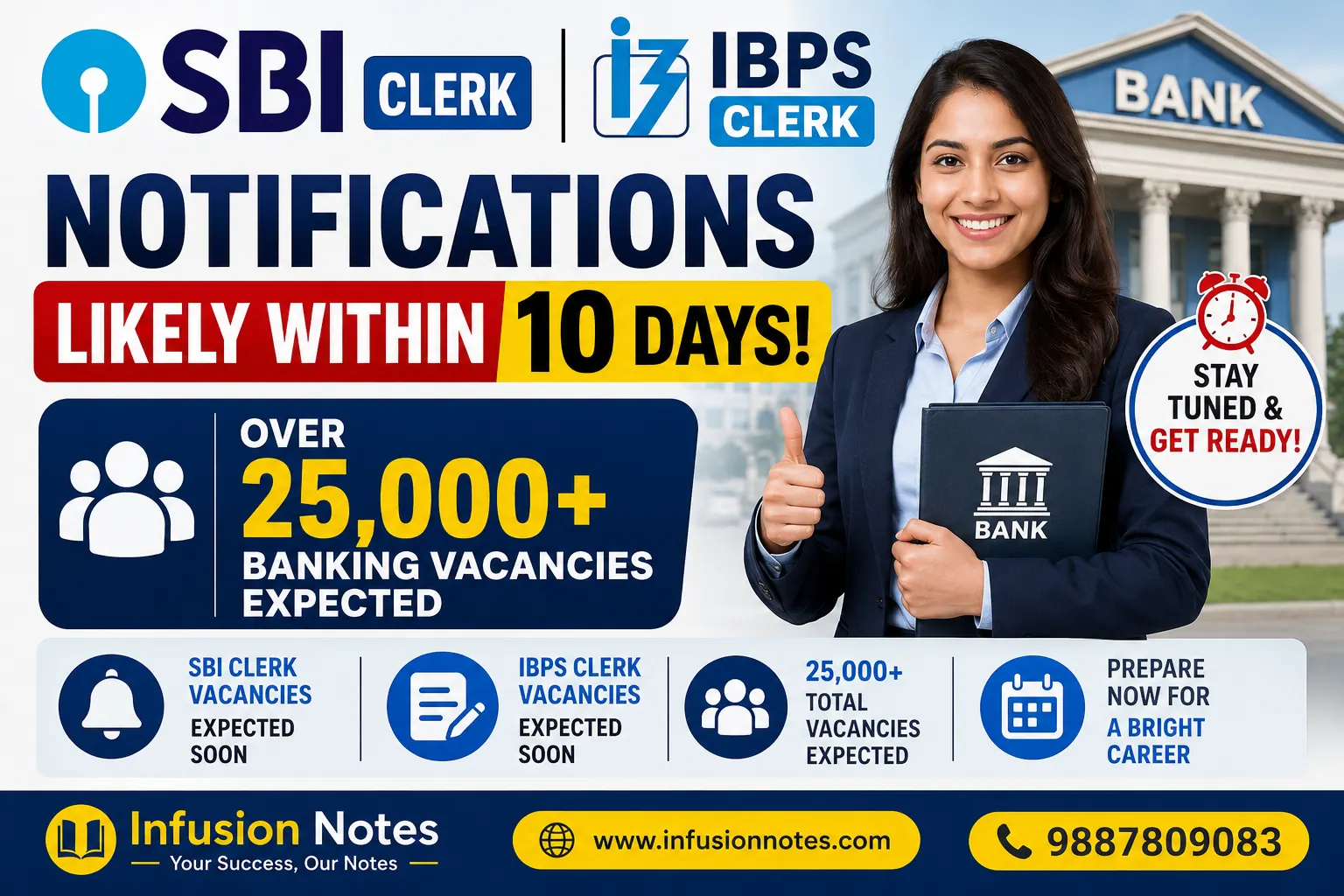 SBI Clerk & IBPS Clerk Notifications