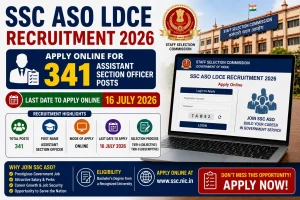 SSC ASO LDCE Recruitment 2026