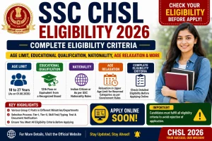 SSC CHSL Eligibility 2026